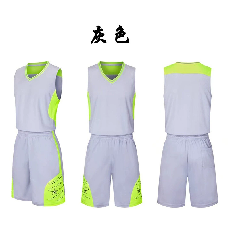 Basketball uniform vest set, competition training sports team uniform, student and adult basketball uniform, printing available.